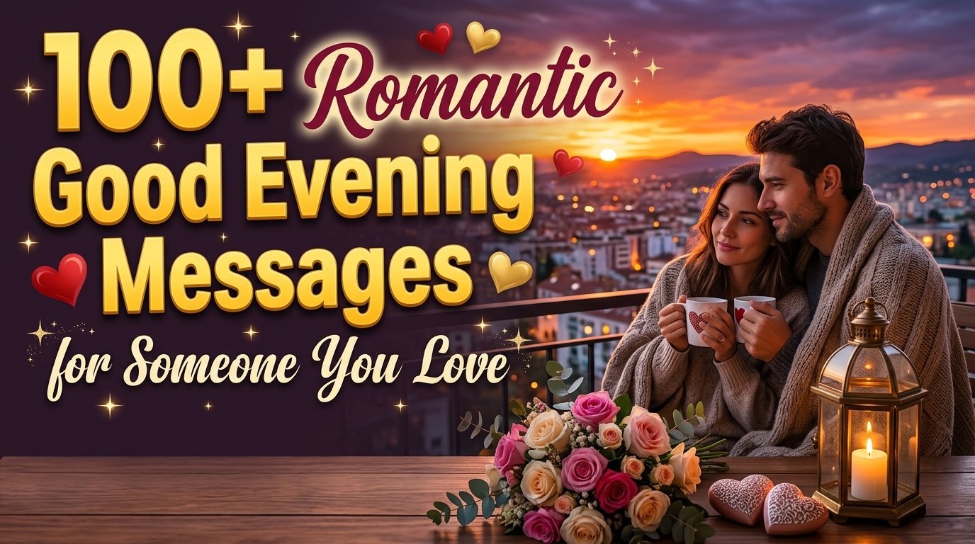 100+ Romantic Good Evening Messages for Someone You Love
