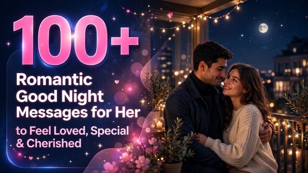 100+ Romantic Good Night Messages for Her to Feel Loved, Special & Cherished (Seo)