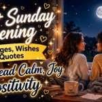 100+ Sunday Evening Messages, Wishes & Quotes to Spread Calm, Joy & Positivity