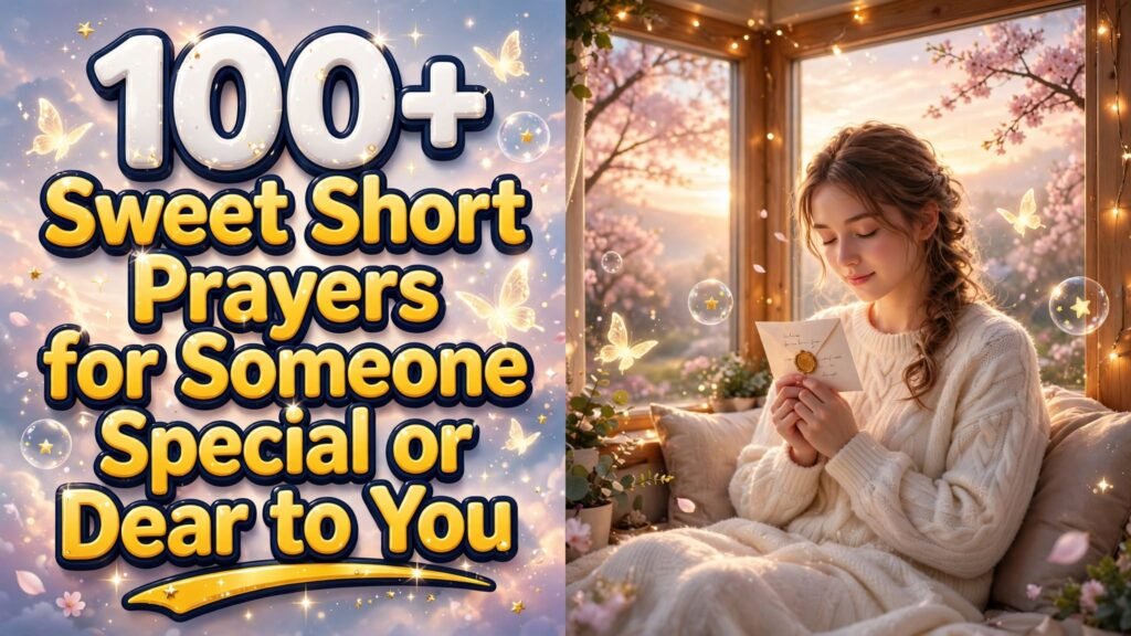 100+ Sweet Short Prayers for Someone Special or Dear to You