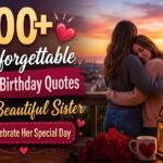 100+ Unforgettable 50th Birthday Quotes for Beautiful Sister