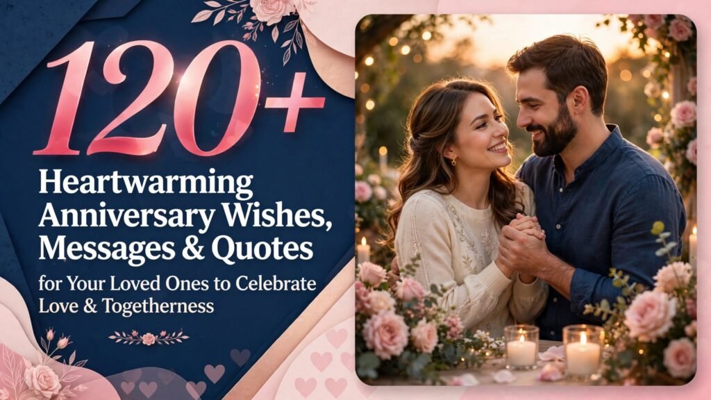 120+ Heartwarming Anniversary Wishes, Messages & Quotes for Your Loved Ones to Celebrate Love & Togetherness (Seo)
