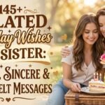 145+ Belated Birthday Wishes for Sister Sweet, Sincere & Heartfelt Messages