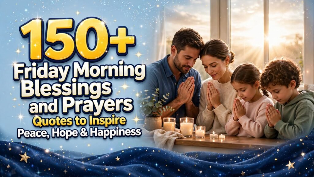 150+ Friday Morning Blessings and Prayers Quotes to Inspire Peace, Hope & Happiness