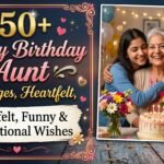 150+ Happy Birthday Aunt Messages, Heartfelt, Funny & Inspirational Wishes