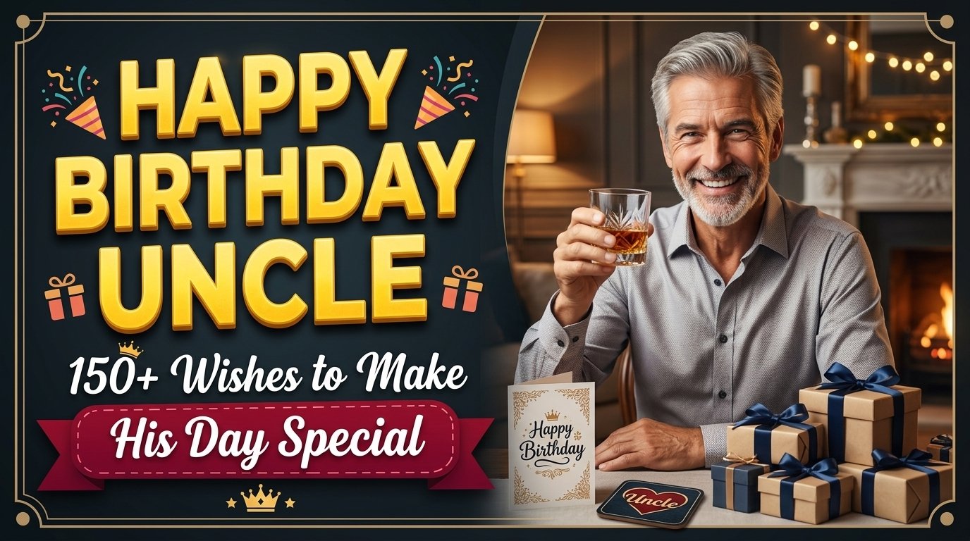 150+ Happy Birthday Wishes for Uncle to Make His Day Special