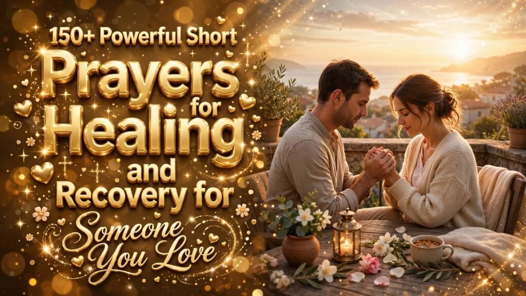 150+ Powerful Short Prayers for Healing and Recovery for Someone You Love