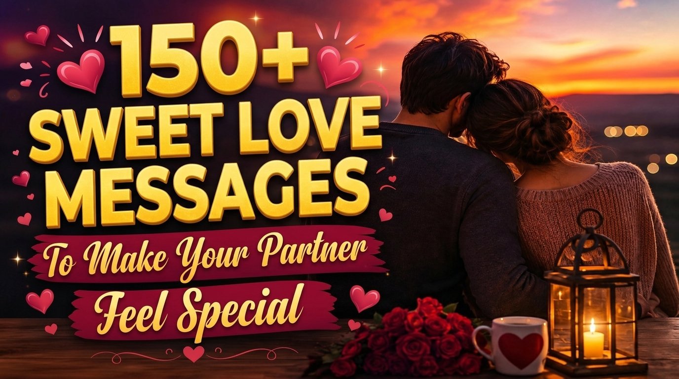 150+ Sweet Love Messages to Make Your Partner Feel Special