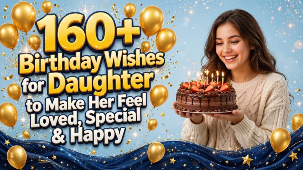 160+ Birthday Wishes for Daughter to Make Her Feel Loved, Special & Happy