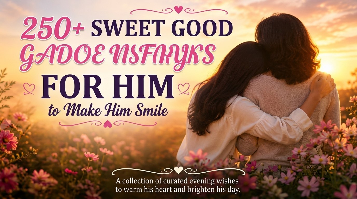 250+ Sweet Good Evening Messages for Him to Make Him Smile For Love