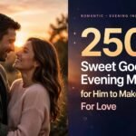 250+ Sweet Good Evening Messages for Him to Make Him Smile For Love (Seo)