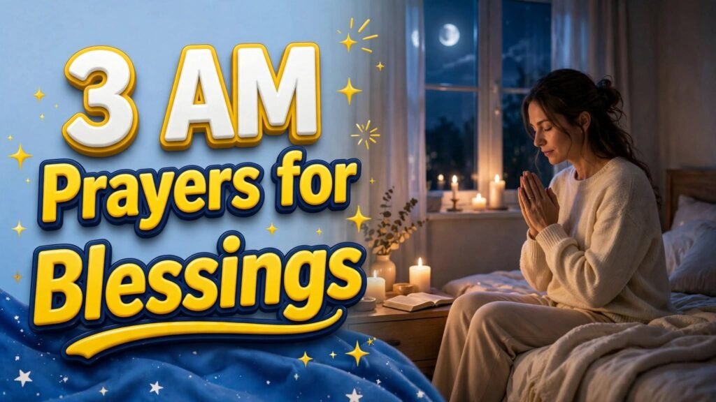 3 AM Prayers for Blessings