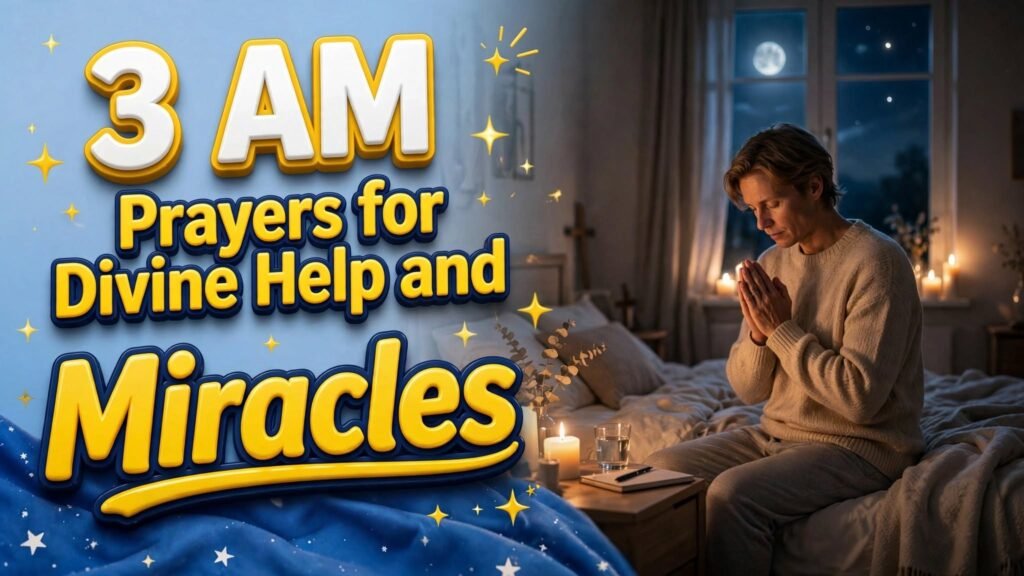 3 AM Prayers for Divine Help and Miracles