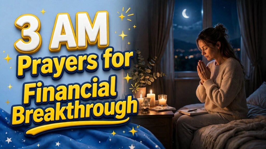 3 AM Prayers for Financial Breakthrough
