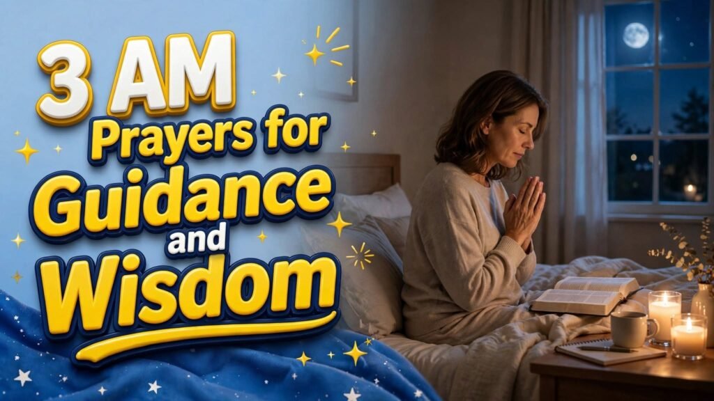 3 AM Prayers for Guidance and Wisdom