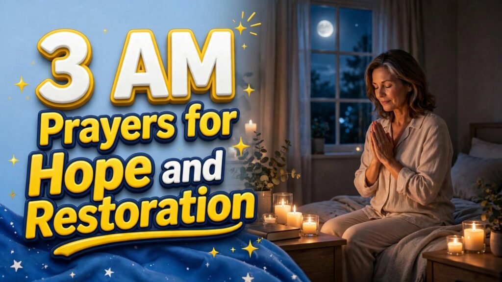 3 AM Prayers for Hope and Restoration