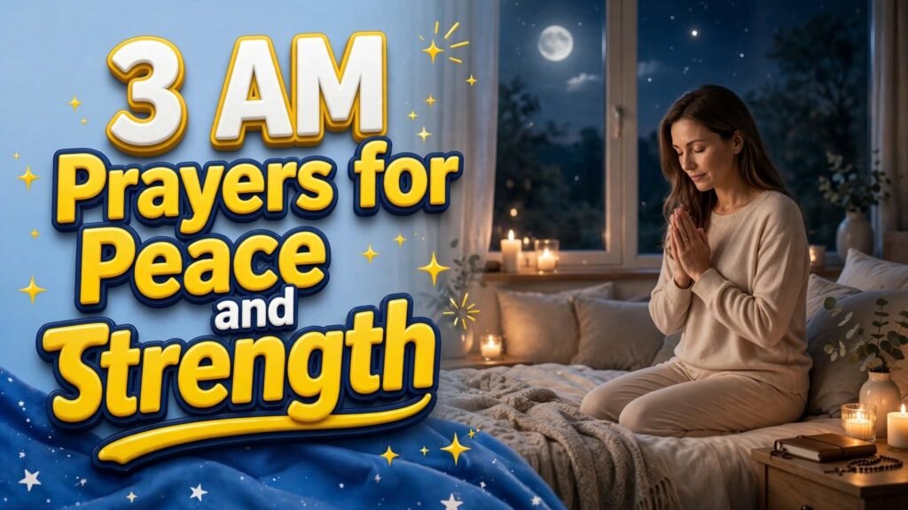 3 AM Prayers for Peace and Strength