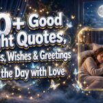 60+ Good Night Quotes, Messages, Wishes & Greetings to End the Day with Love (Seo)
