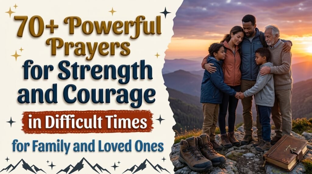 70+ Powerful Prayers for Strength and Courage in Difficult Times for Family and Loved Ones (Seo)