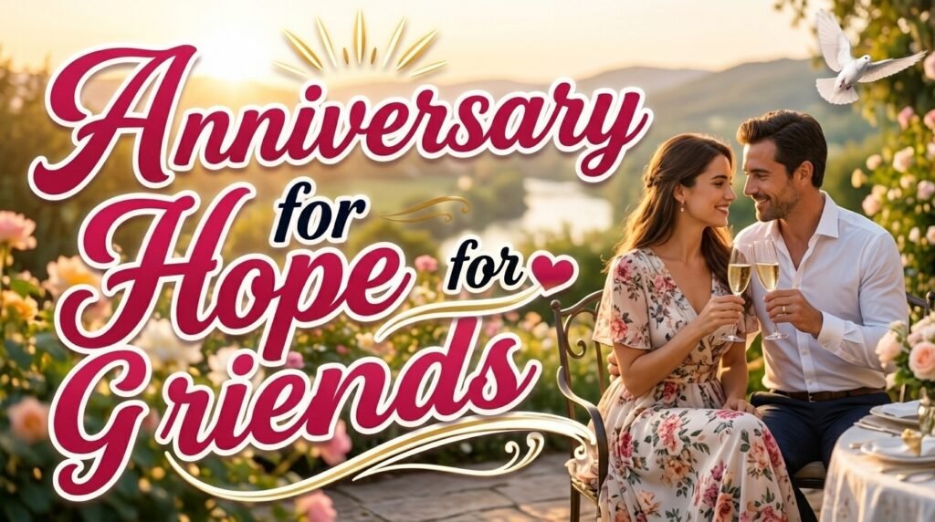 Anniversary Wishes for Friends