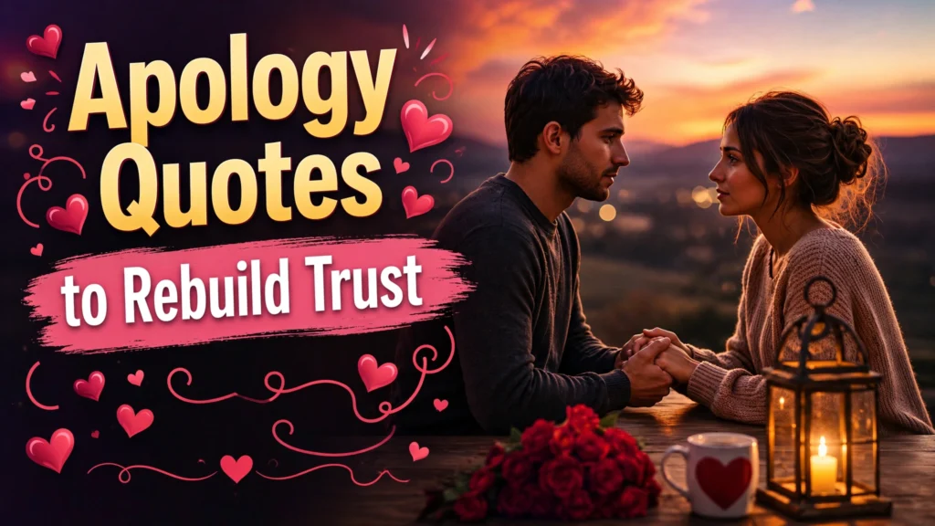 Apology Quotes to Rebuild Trust