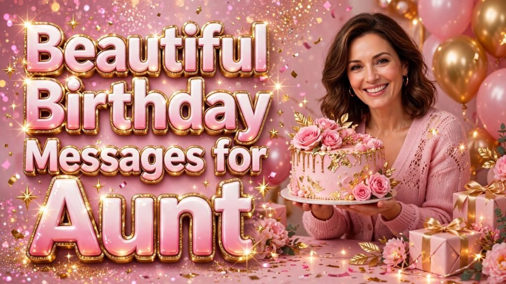 Beautiful Birthday Messages for Aunt (Seo)
