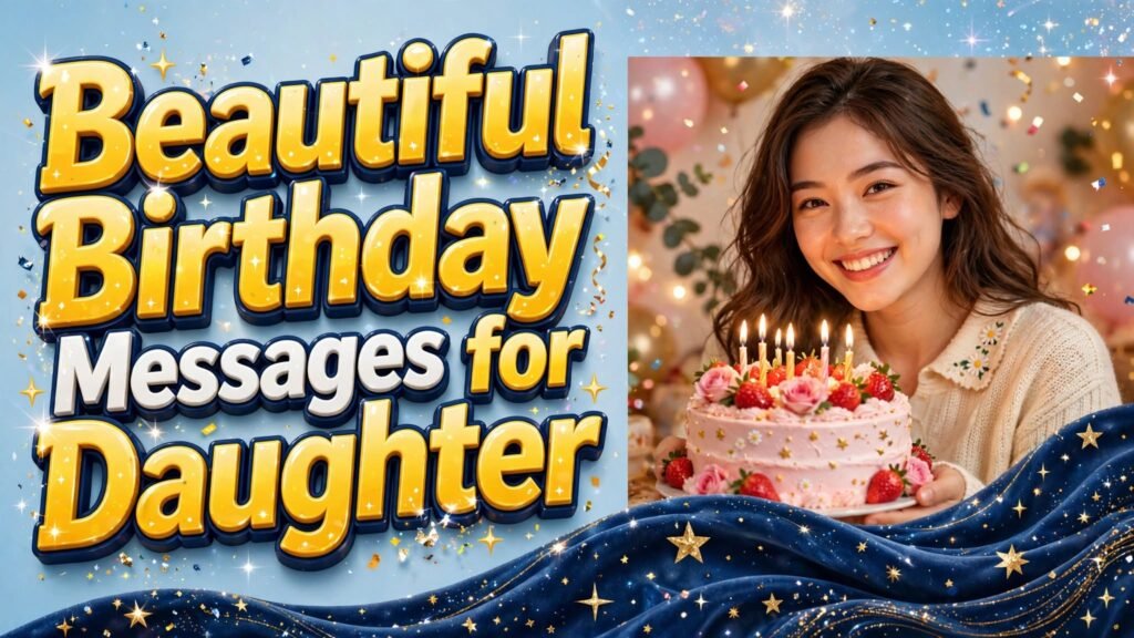 Beautiful Birthday Messages for Daughter
