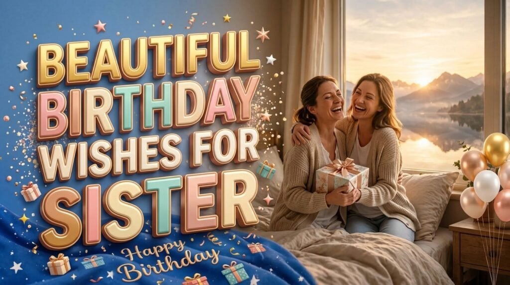 Beautiful Birthday Wishes for Sister