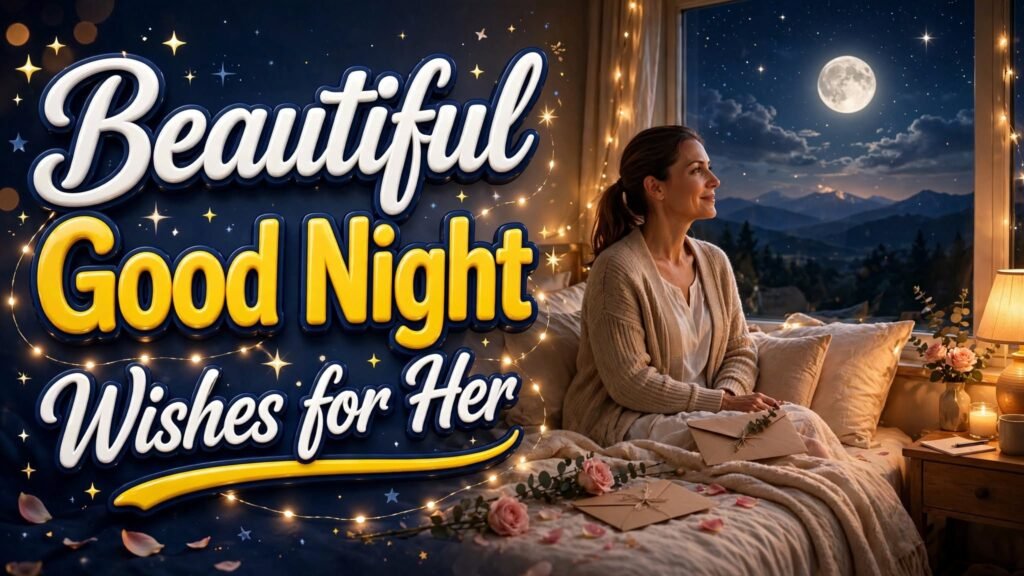Beautiful Good Night Wishes for Her