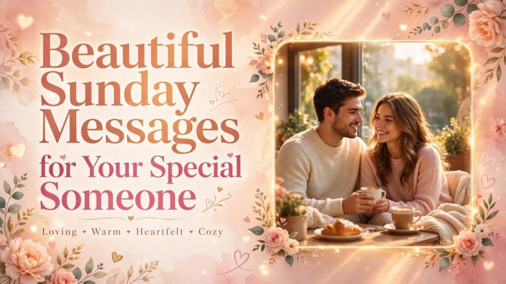 Beautiful Sunday Messages for Your Special Someone
