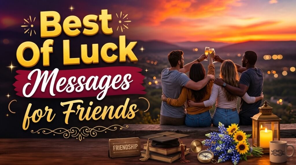 Best of Luck Messages for Friends