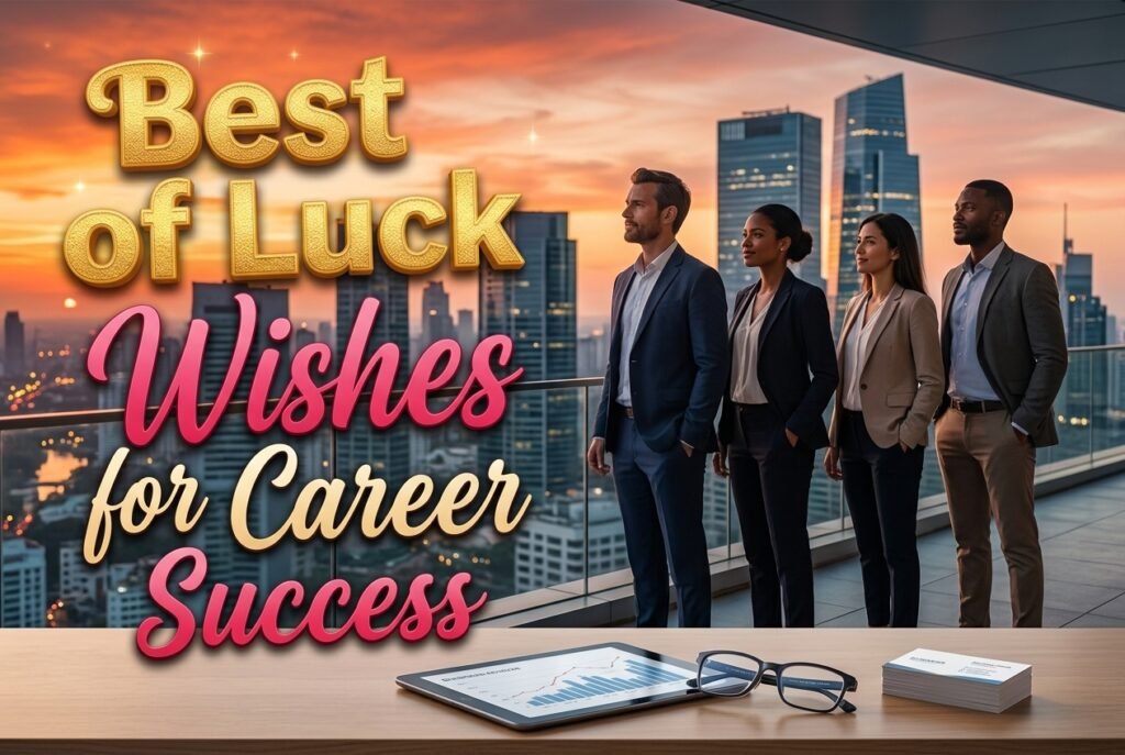 Best of Luck Wishes for Career Success