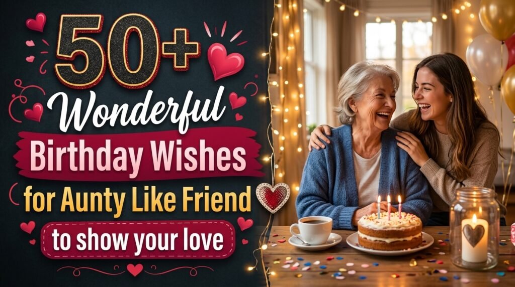 Birthday Wishes for Aunty Like Friend
