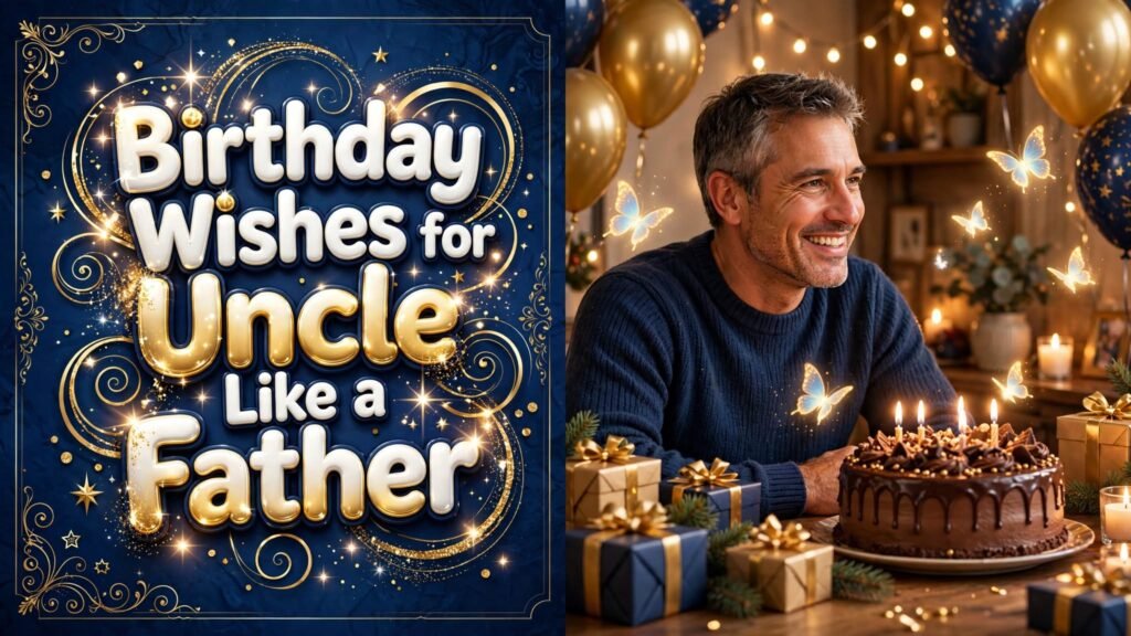 Birthday Wishes for Uncle Like a Father
