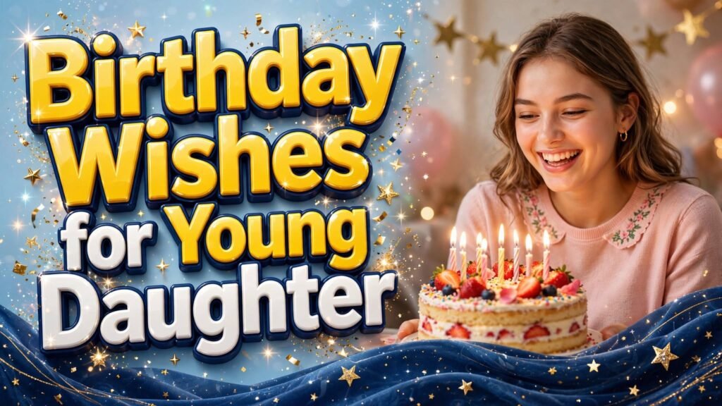 Birthday Wishes for Young Daughter