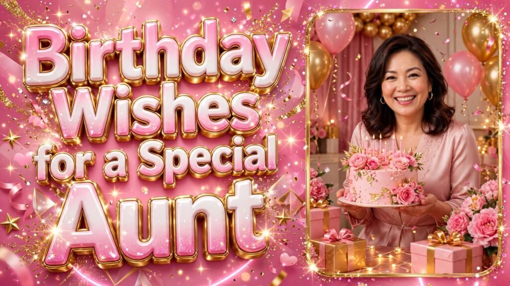 Birthday Wishes for a Special Aunt (Seo)