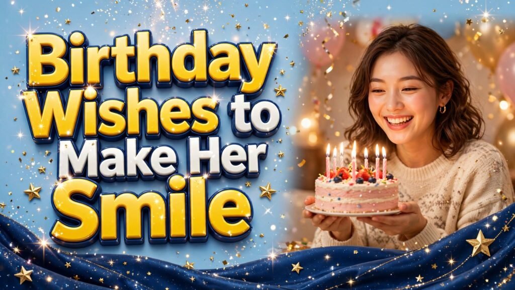 Birthday Wishes to Make Her Smile