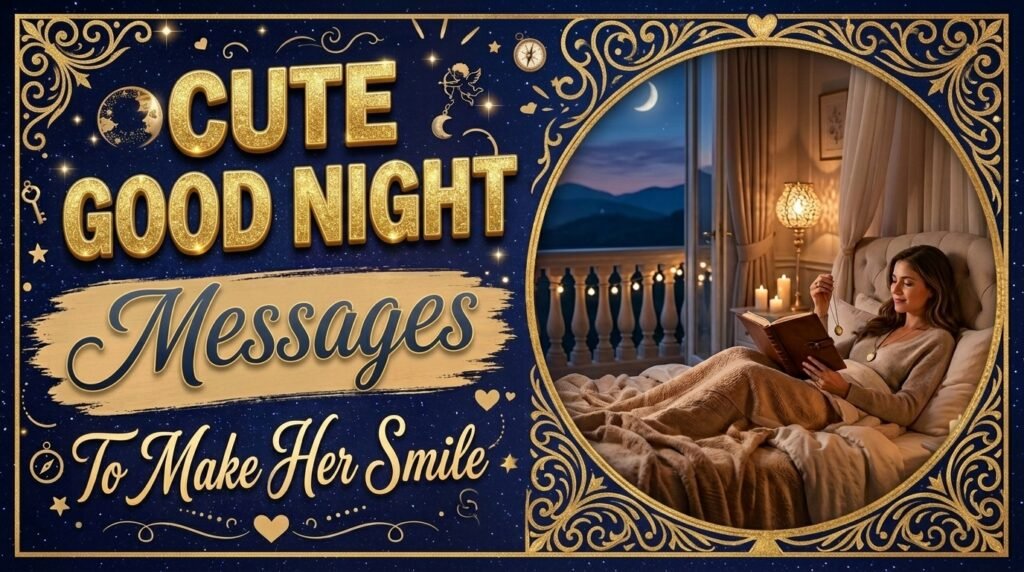 Cute Good Night Messages to Make Her Smile