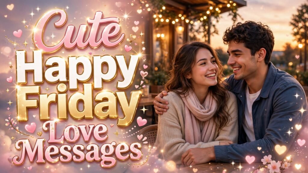 Cute Happy Friday Love Messages (Seo)