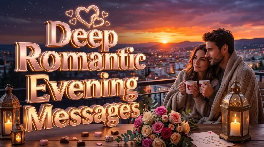 Deep Romantic Evening Messages