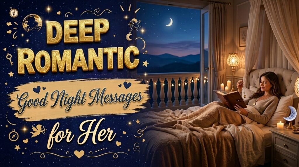 Deep Romantic Good Night Messages for Her