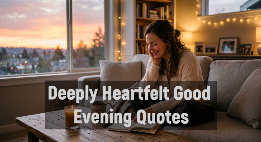Deeply Heartfelt Good Evening Quotes