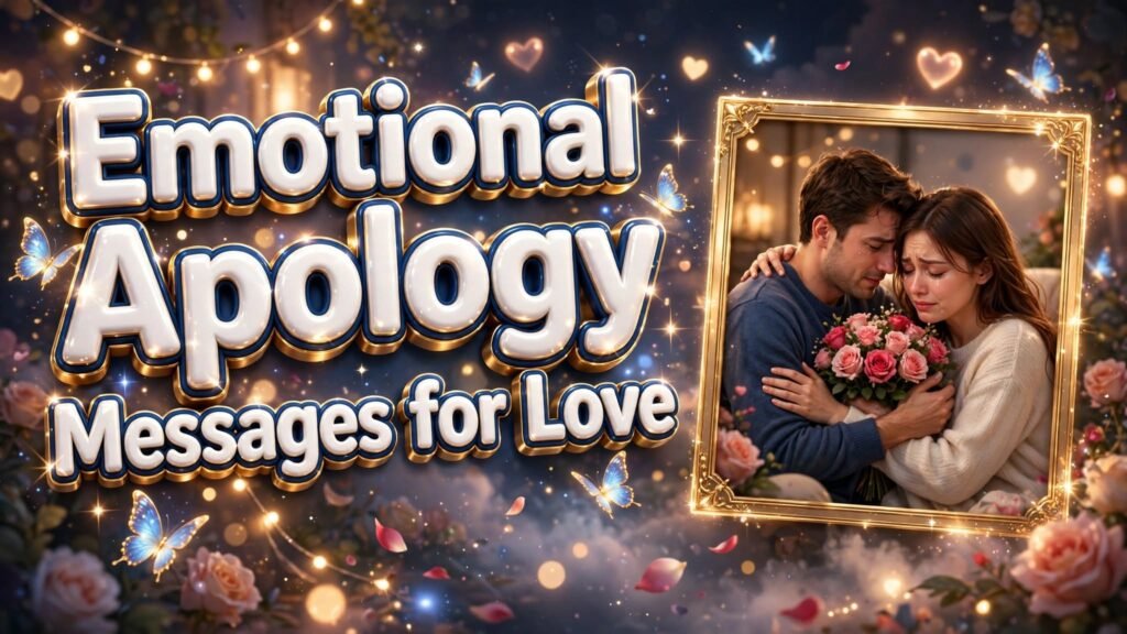 Emotional Apology Messages for Love (Seo)