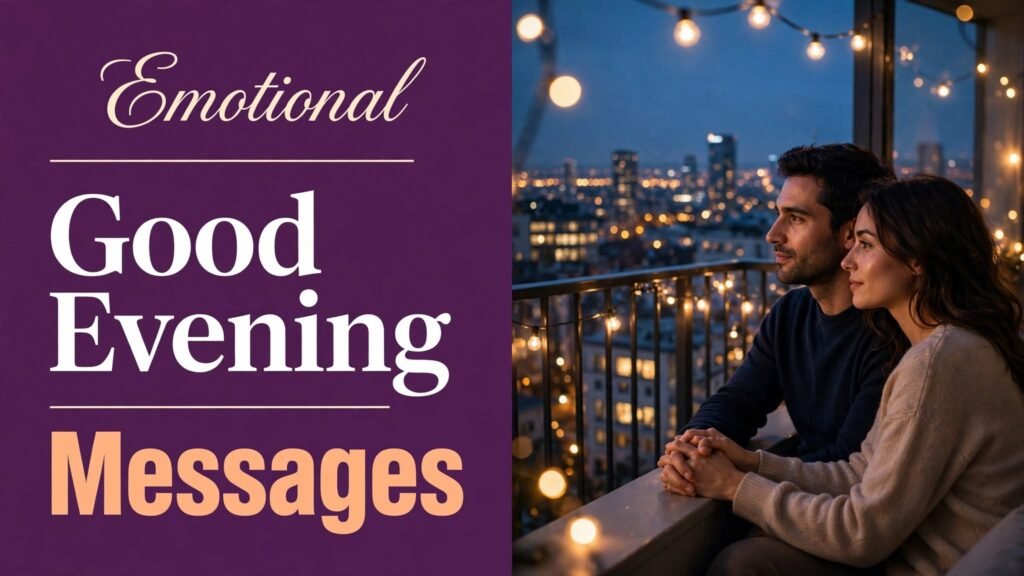 Emotional Good Evening Messages
