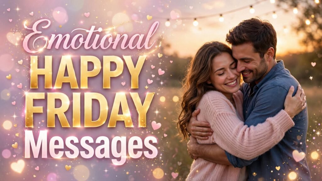 Emotional Happy Friday Messages (Seo)