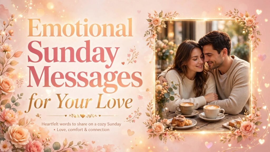 Emotional Sunday Messages for Your Love
