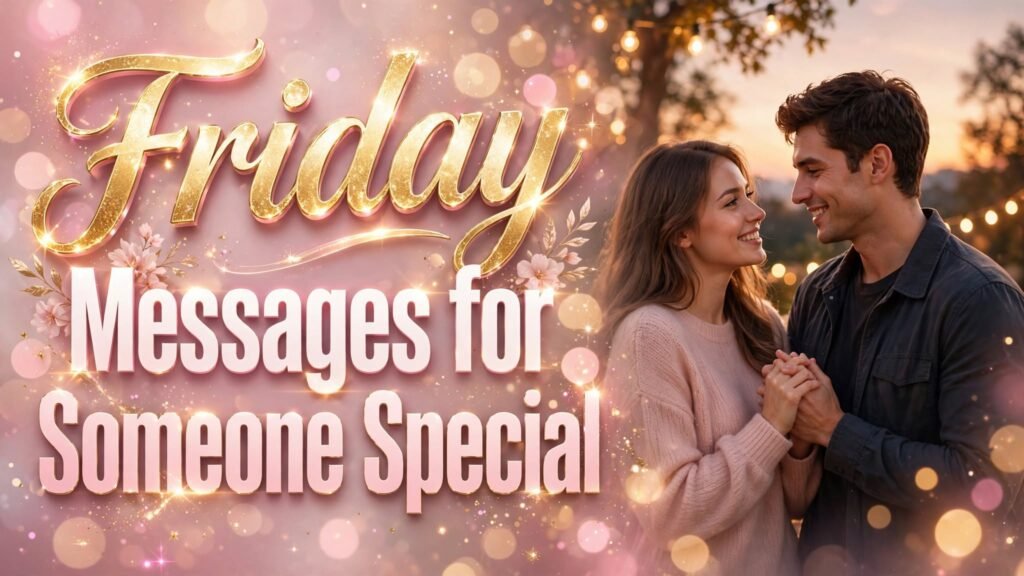Friday Messages for Someone Special (Seo)