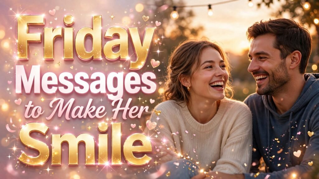 Friday Messages to Make Her Smile (Seo)