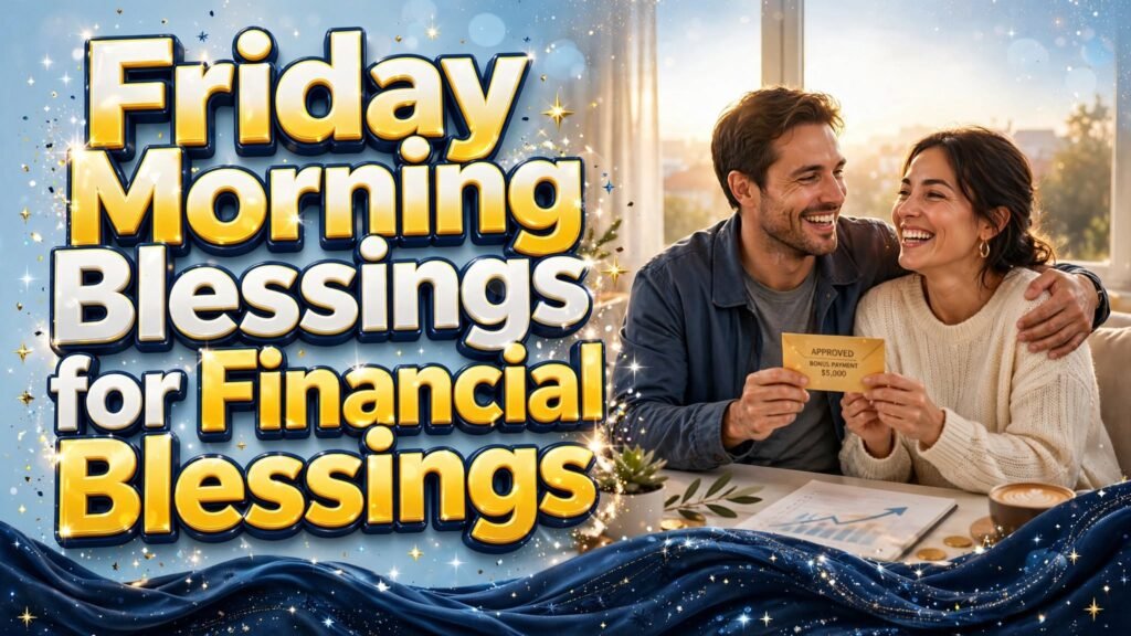 Friday Morning Blessings for Financial Blessings (Seo)