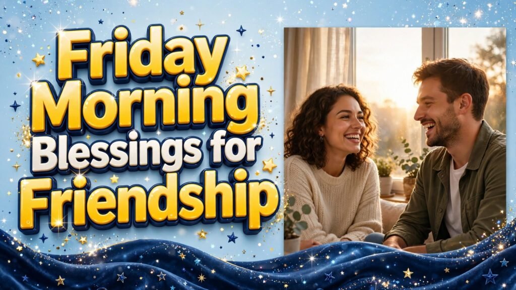 Friday Morning Blessings for Friendship